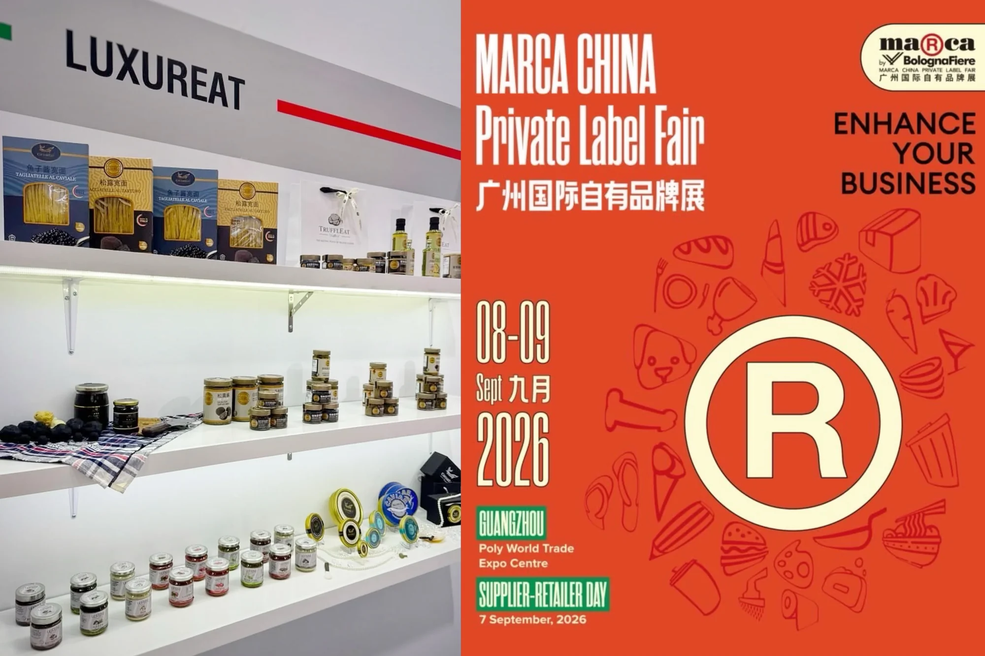 From Guangzhou to a New Experience of Global Food Ingredients — Truffleat, Luxureat and Ugolini at Marca China Private Label Fair 2026