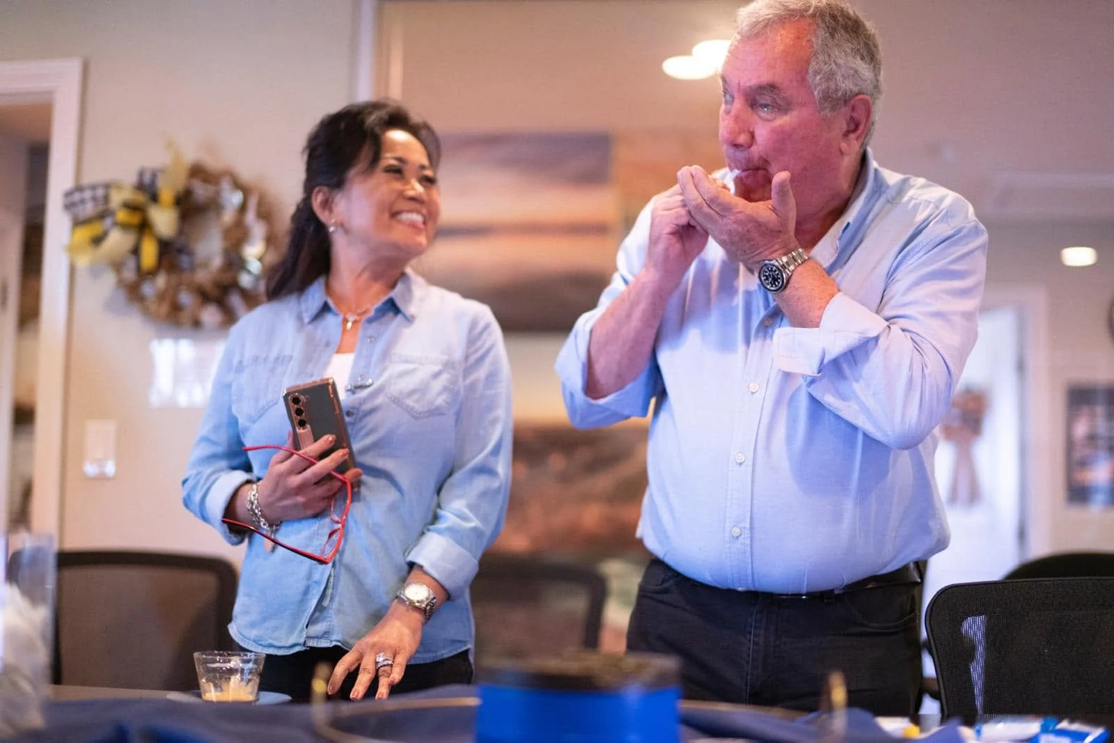 Roberto Ugolini during a professional product tasting